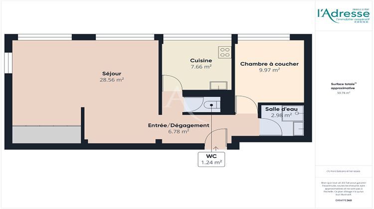 Ma-Cabane - Vente Appartement JOINVILLE-LE-PONT, 58 m²