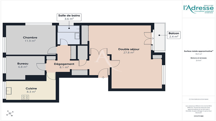 Ma-Cabane - Vente Appartement JOINVILLE-LE-PONT, 70 m²