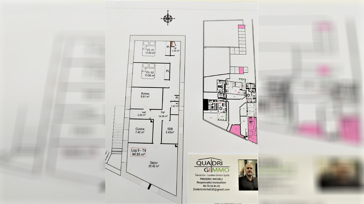 Ma-Cabane - Vente Appartement Jonquières-Saint-Vincent, 94 m²