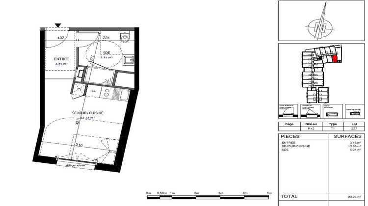 Ma-Cabane - Vente Appartement Joué-lès-Tours, 23 m²