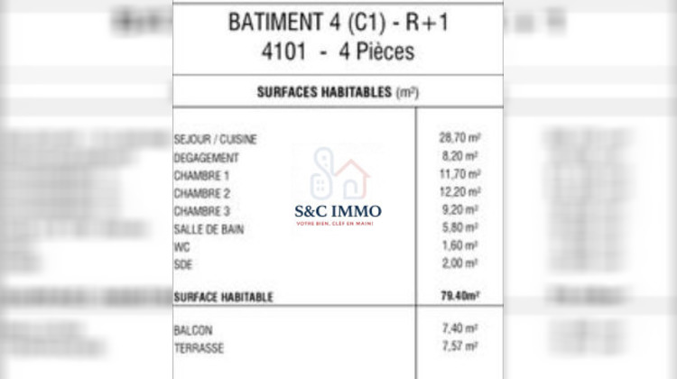 Ma-Cabane - Vente Appartement Jouy-le-Moutier (), 79 m²