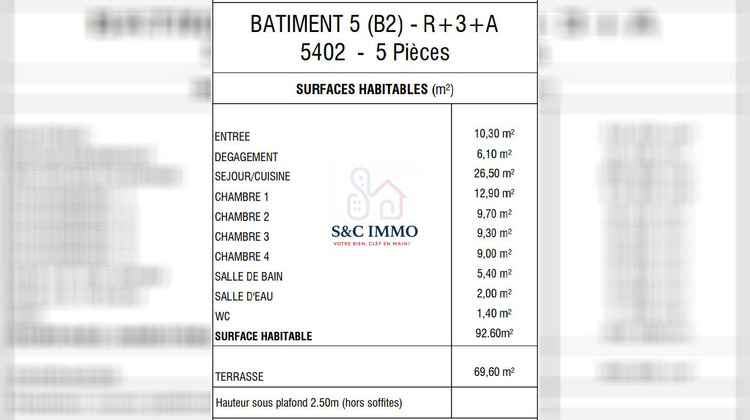 Ma-Cabane - Vente Appartement Jouy-le-Moutier, 90 m²