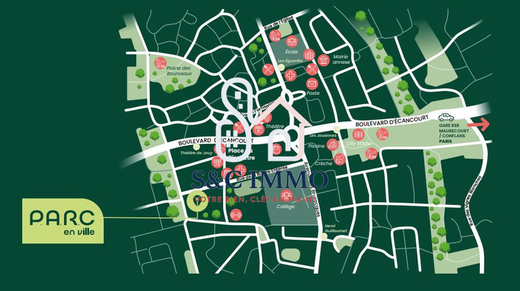 Ma-Cabane - Vente Appartement Jouy-le-Moutier, 90 m²