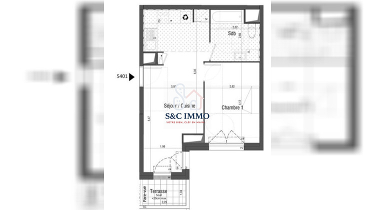Ma-Cabane - Vente Appartement Jouy-le-Moutier, 41 m²