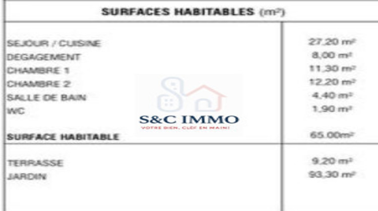 Ma-Cabane - Vente Appartement Jouy-le-Moutier, 64 m²