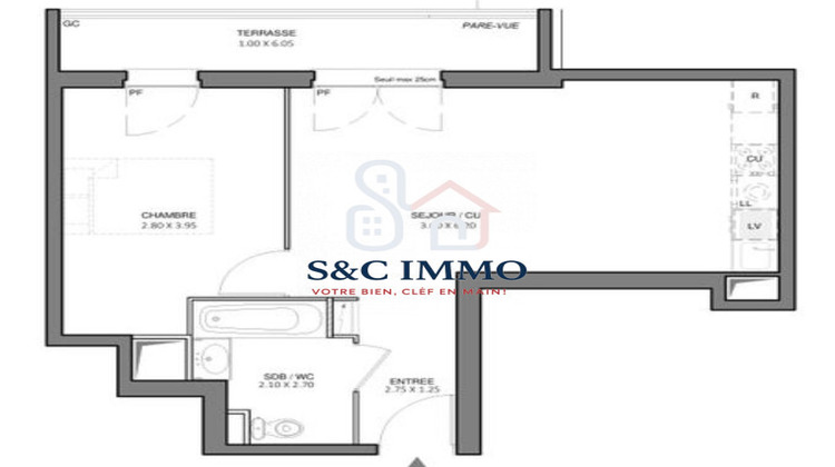 Ma-Cabane - Vente Appartement Juvisy-sur-Orge (), 43 m²