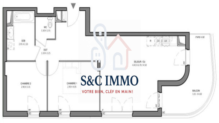 Ma-Cabane - Vente Appartement Juvisy-sur-Orge (), 64 m²