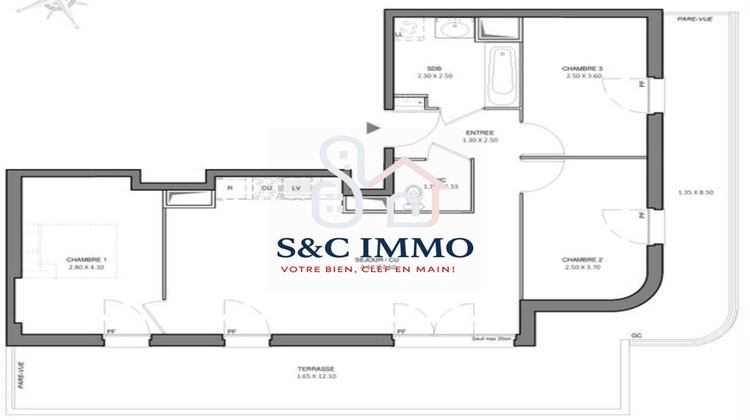 Ma-Cabane - Vente Appartement Juvisy-sur-Orge (), 67 m²