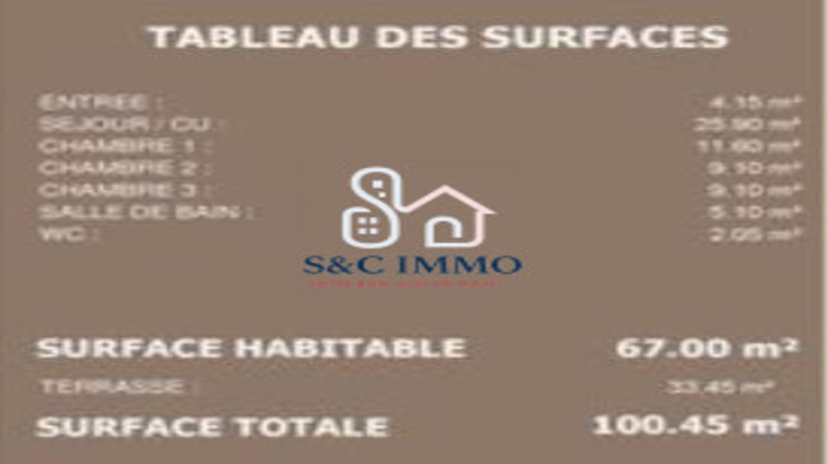 Ma-Cabane - Vente Appartement Juvisy-sur-Orge (), 67 m²