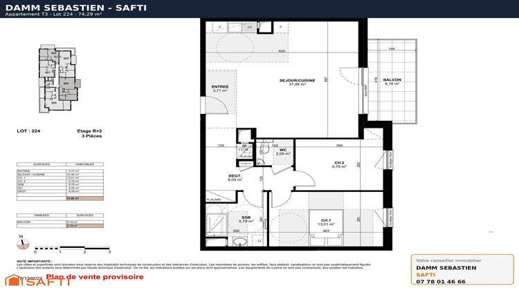 Ma-Cabane - Vente Appartement Kembs, 60 m²