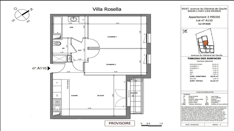 Ma-Cabane - Vente Appartement L'HAY-LES-ROSES, 58 m²