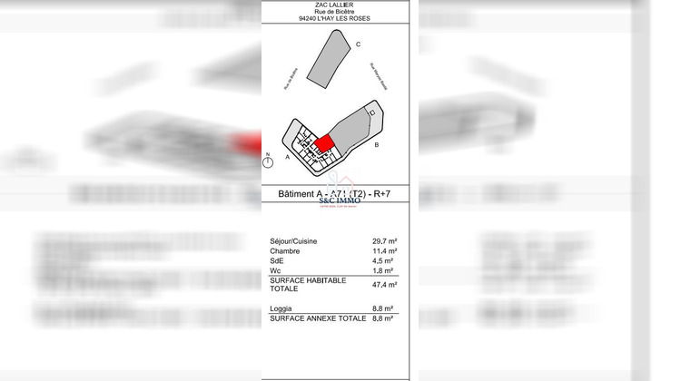 Ma-Cabane - Vente Appartement L'Haÿ-les-Roses (), 47 m²