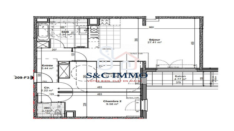 Ma-Cabane - Vente Appartement L'Haÿ-les-Roses, 66 m²