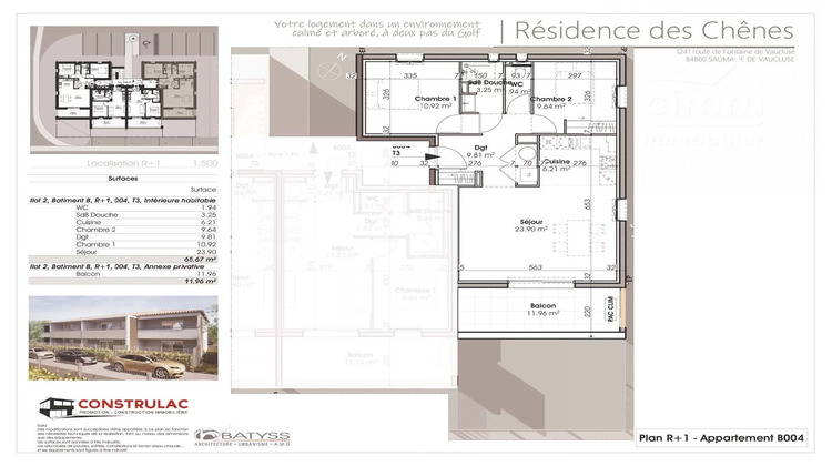 Ma-Cabane - Vente Appartement L'Isle-sur-la-Sorgue, 69 m²