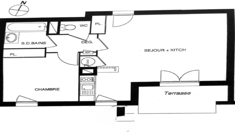 Ma-Cabane - Vente Appartement L UNION, 46 m²