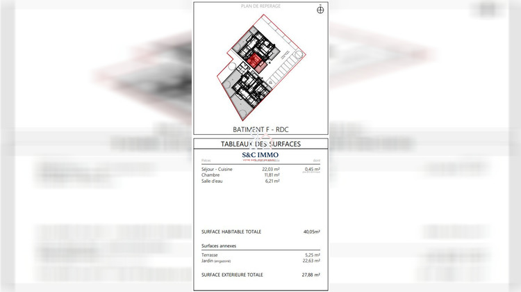 Ma-Cabane - Vente Appartement La Chapelle-la-Reine, 40 m²