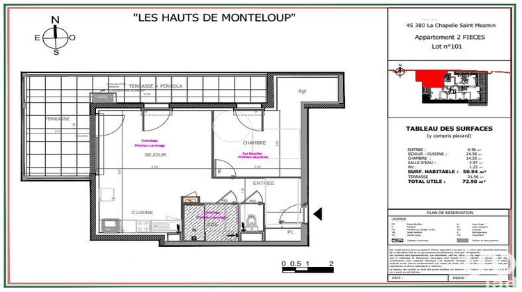 Ma-Cabane - Vente Appartement La Chapelle-Saint-Mesmin, 50 m²