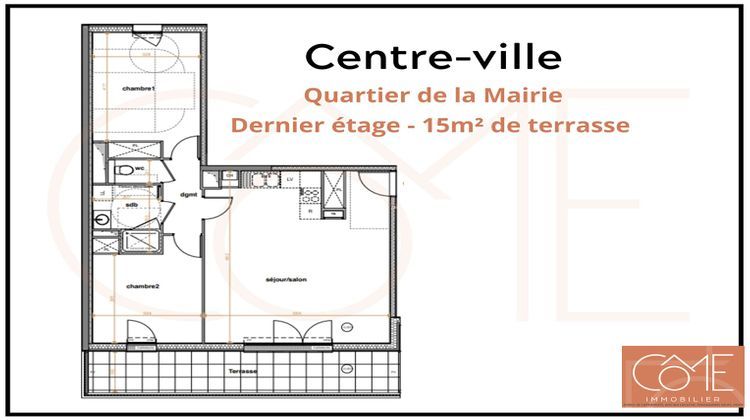 Ma-Cabane - Vente Appartement LA CHAPELLE-SUR-ERDRE, 74 m²