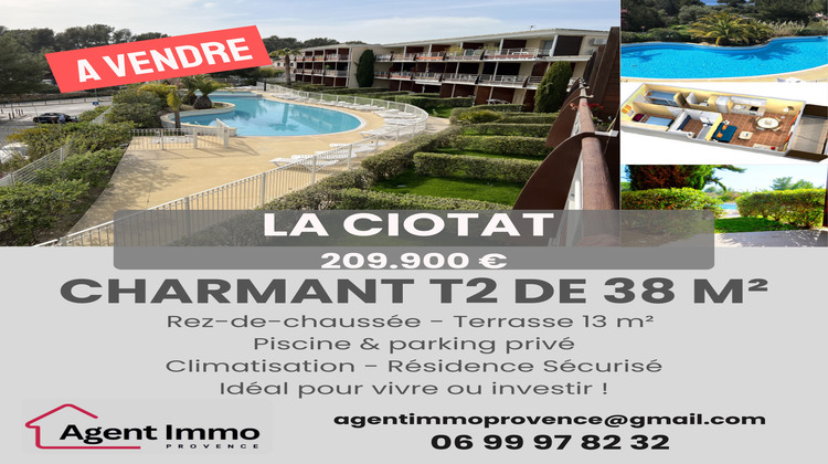 Ma-Cabane - Vente Appartement La Ciotat, 38 m²