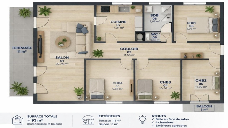 Ma-Cabane - Vente Appartement La Ciotat, 90 m²