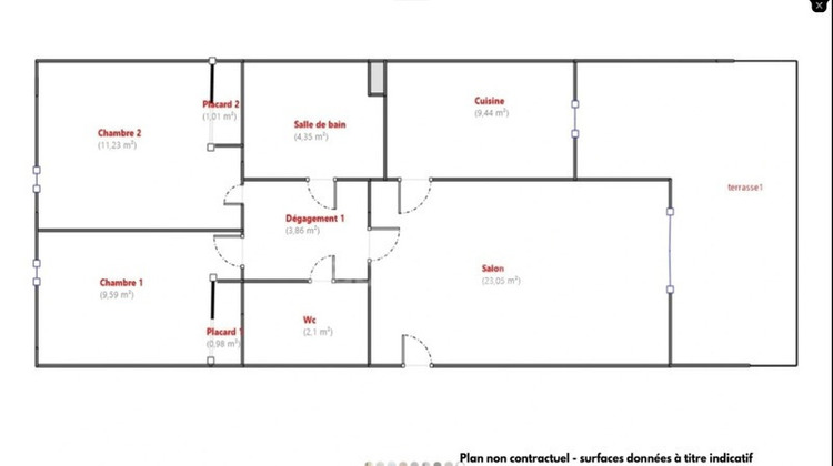 Ma-Cabane - Vente Appartement LA CIOTAT, 65 m²