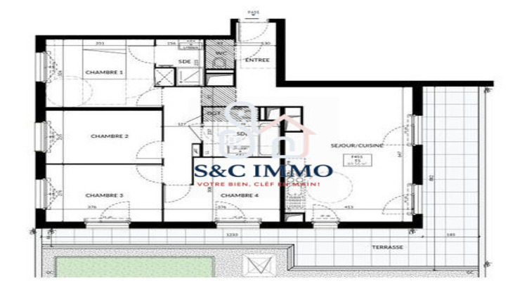 Ma-Cabane - Vente Appartement La Courneuve, 89 m²