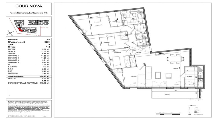 Ma-Cabane - Vente Appartement La Courneuve, 105 m²