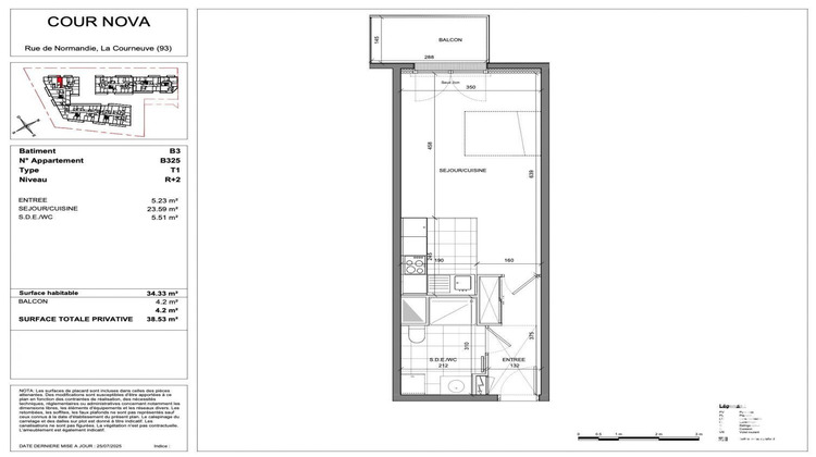Ma-Cabane - Vente Appartement La Courneuve, 34 m²