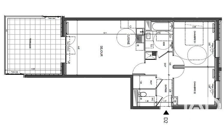 Ma-Cabane - Vente Appartement La Courneuve, 64 m²