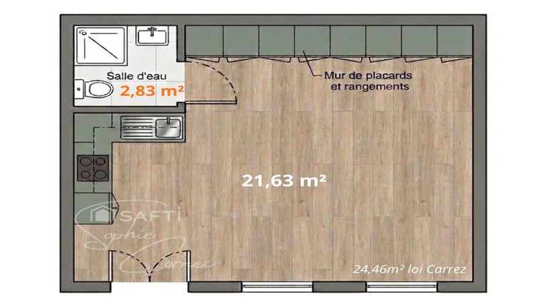 Ma-Cabane - Vente Appartement La Foret-Fouesnant, 25 m²