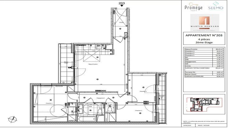 Ma-Cabane - Vente Appartement La Garenne-Colombes, 83 m²