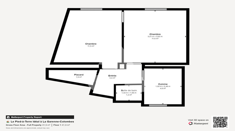 Ma-Cabane - Vente Appartement LA GARENNE-COLOMBES, 35 m²