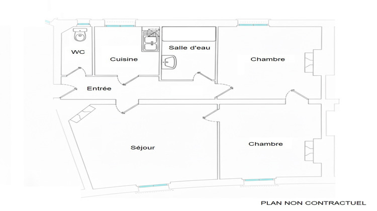 Ma-Cabane - Vente Appartement LA GARENNE-COLOMBES, 65 m²