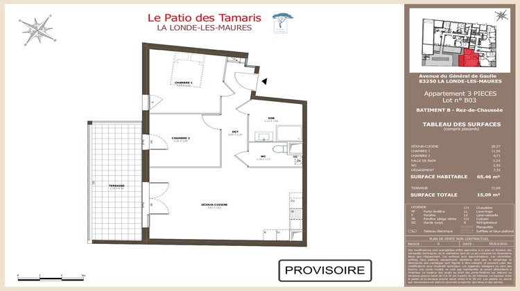 Ma-Cabane - Vente Appartement La Londe-les-Maures, 65 m²