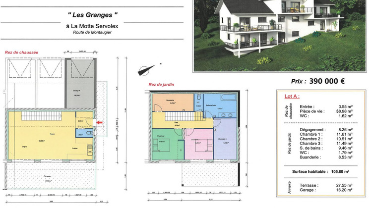 Ma-Cabane - Vente Appartement La Motte-Servolex, 105 m²