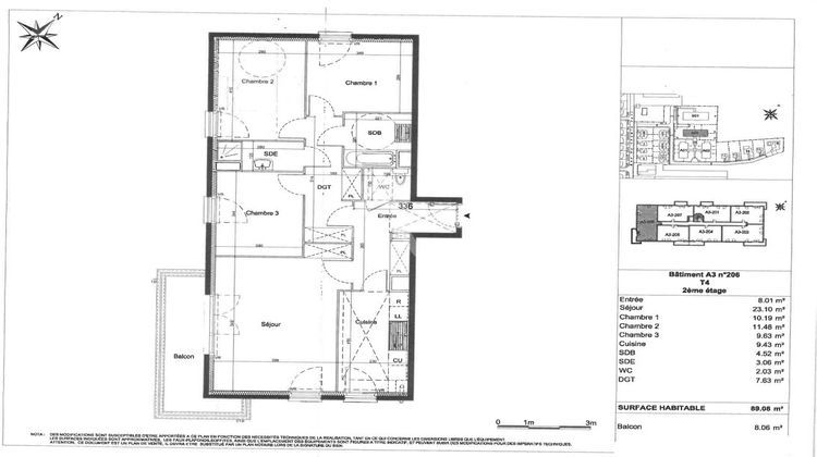 Ma-Cabane - Vente Appartement LA QUEUE-EN-BRIE, 89 m²