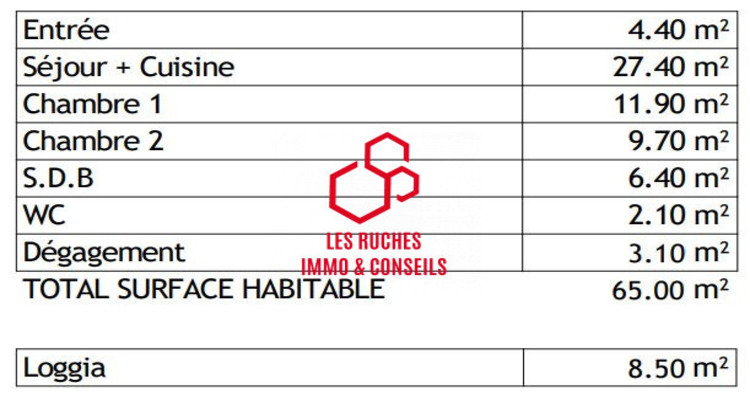 Ma-Cabane - Vente Appartement La Queue-en-Brie, 65 m²