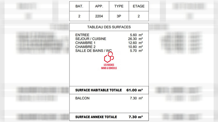 Ma-Cabane - Vente Appartement La Queue-en-Brie, 61 m²