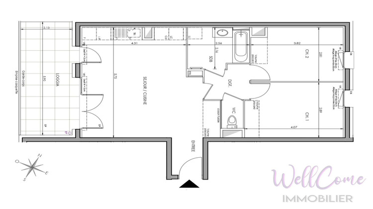 Ma-Cabane - Vente Appartement LA RAVOIRE, 62 m²