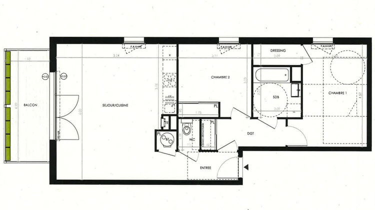 Ma-Cabane - Vente Appartement LA RICHARDAIS, 70 m²