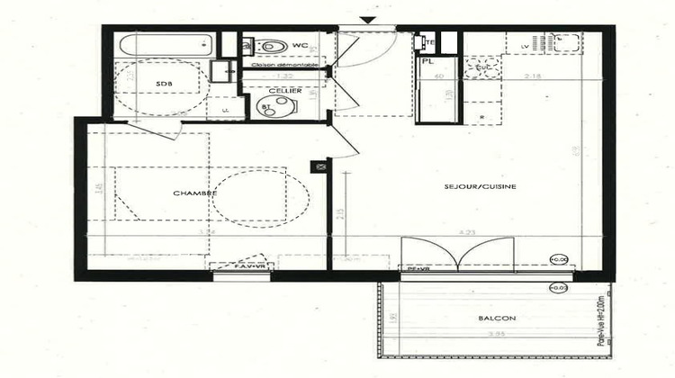 Ma-Cabane - Vente Appartement LA RICHARDAIS, 46 m²