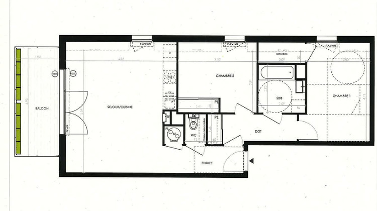 Ma-Cabane - Vente Appartement LA RICHARDAIS, 66 m²
