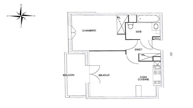 Ma-Cabane - Vente Appartement La Rivière-Saint-Sauveur, 42 m²