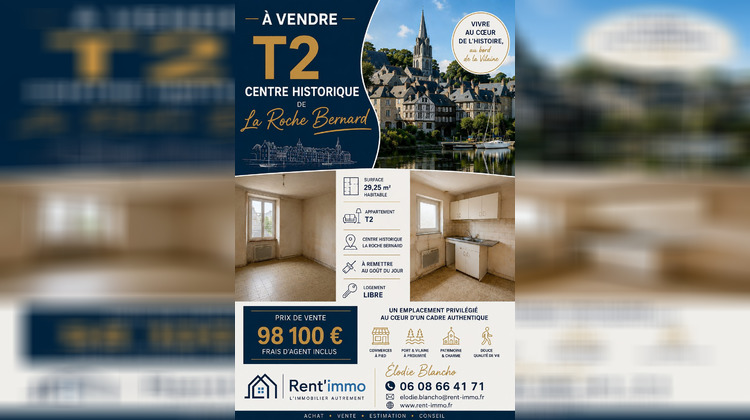 Ma-Cabane - Vente Appartement La Roche-Bernard, 29 m²