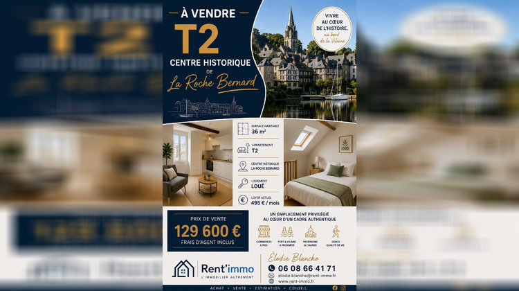 Ma-Cabane - Vente Appartement La Roche-Bernard, 36 m²