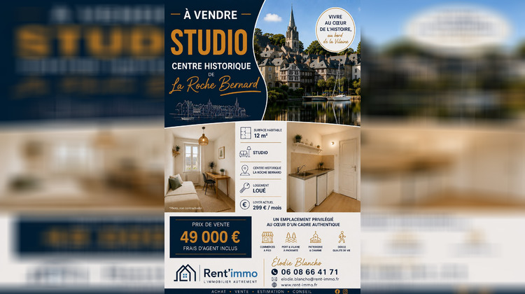 Ma-Cabane - Vente Appartement La Roche-Bernard, 12 m²