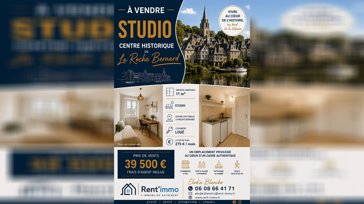Ma-Cabane - Vente Appartement La Roche-Bernard, 11 m²