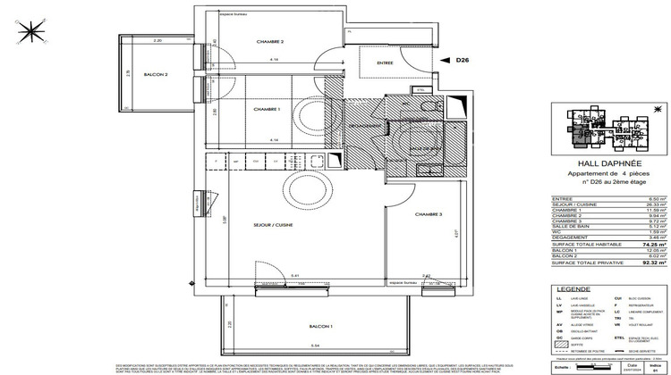 Ma-Cabane - Vente Appartement LA ROCHE-SUR-FORON, 74 m²