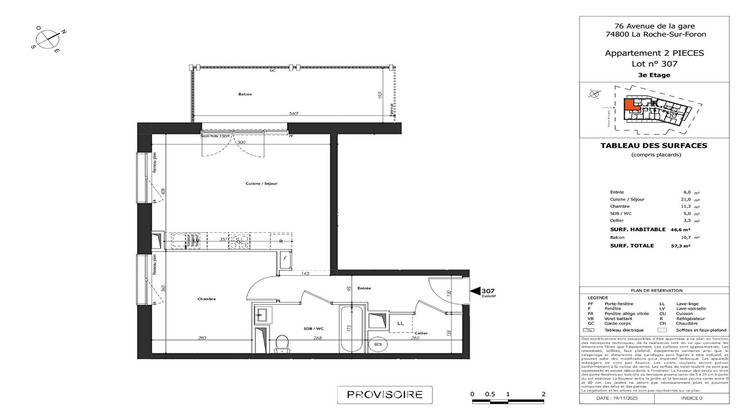 Ma-Cabane - Vente Appartement LA ROCHE-SUR-FORON, 46 m²