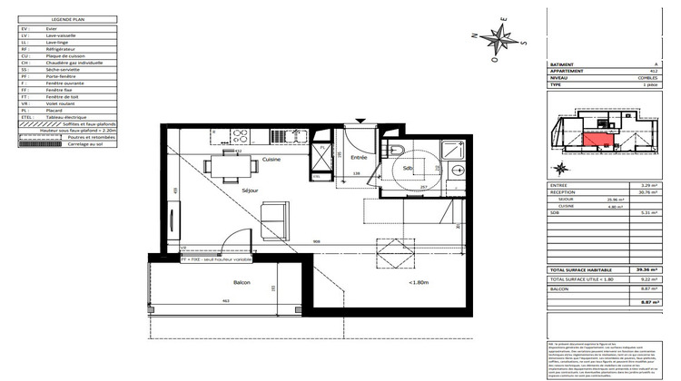 Ma-Cabane - Vente Appartement LA ROCHE-SUR-FORON, 39 m²